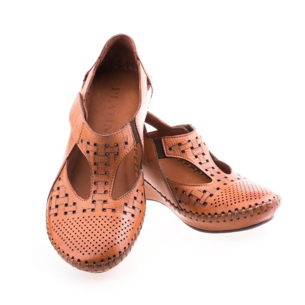 Damen Echtleder Wedge Heel Schuhe Sommerkollektion