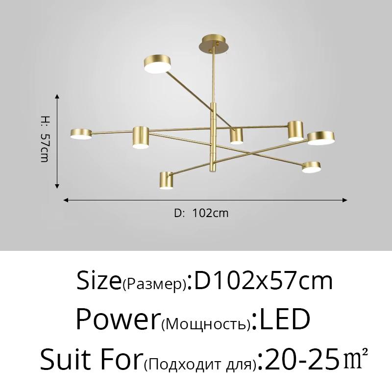 New Modern LED Chandelier Lights Bedroom Living Dining Room Gold Black Indoor Fixture Lighting Lamps Apply To AC90-260V
