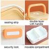 Kawaii Cute Bento Lunch Box for Kids Girls Children School Portable Mini Snack Sandwich Food Container Boxes