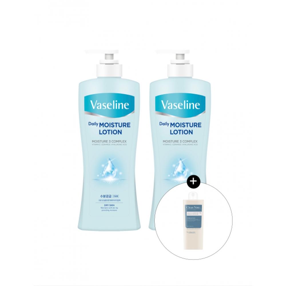 Aekyung Vaseline Vaseline Daily Moisture Lotion 450ml 2 Packs+clean Note Body Wash 180ml Free NONE