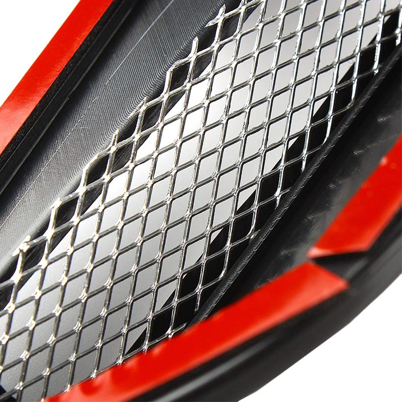 2 Pcs ABS Plastic Car Side Air Outlet Air Flow Mudguard Air Inlet Sticker Shark Gill Air Outlet Simulation Exterior Decoration