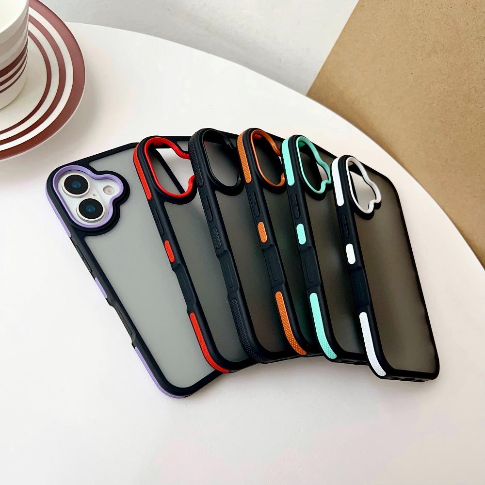 Neue Luxus Bicolor Matt Frosted Handyhülle Für iPhone 17 Pro Max Air 16 15 14 Plus 13 12 11 Transluzent Stoßfest Hartschalen-Cover