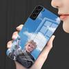 Black Vinland Saga Phone Case For Samsung S26 S25 Plus S20 S20 Plus S22 Ultra S23 FE S21 Plus S21 Ultra Glass Cover