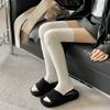 Knee Socks Children'S Autumn And Winter Thickened Warm Cashmere Socks Ins Japanese Vertical Strip Thin Warm Anti-Drop Thigh Socks