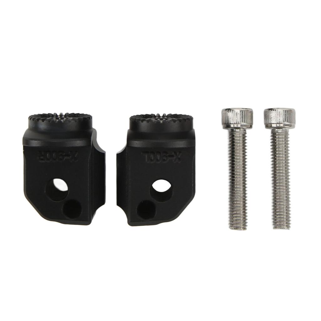 1 Pair Motorcycle Rear Footpegs CNC Aluminum Anodized   Replacement for F900R F900XR 2020‑2022