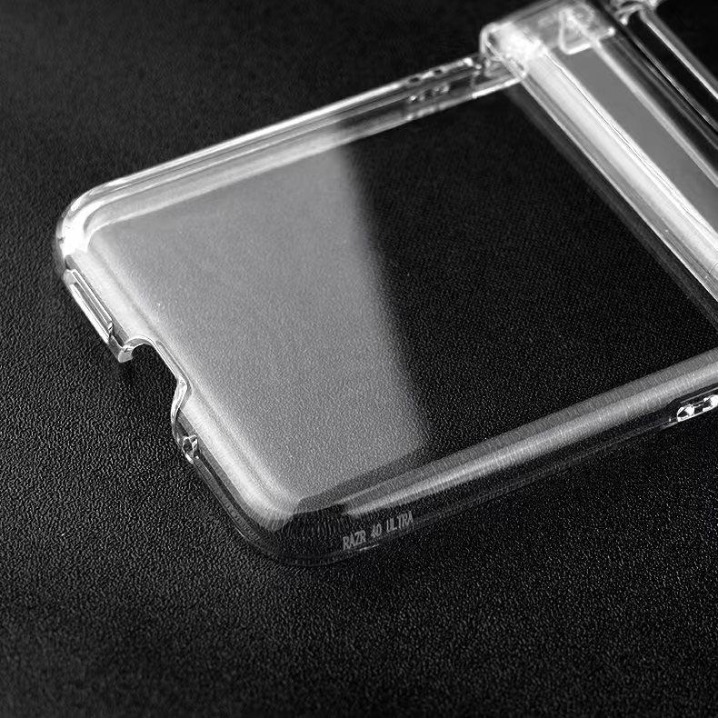 Anwendbare MOTO Razr40ultra Handyhülle faltbarer Bildschirm Hartschalenkoffer Motorola razr50 transparente Schutzhülle