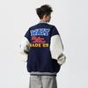 Mint Cat 2025 Spring Retro Couple Embroidered Baseball Jacket