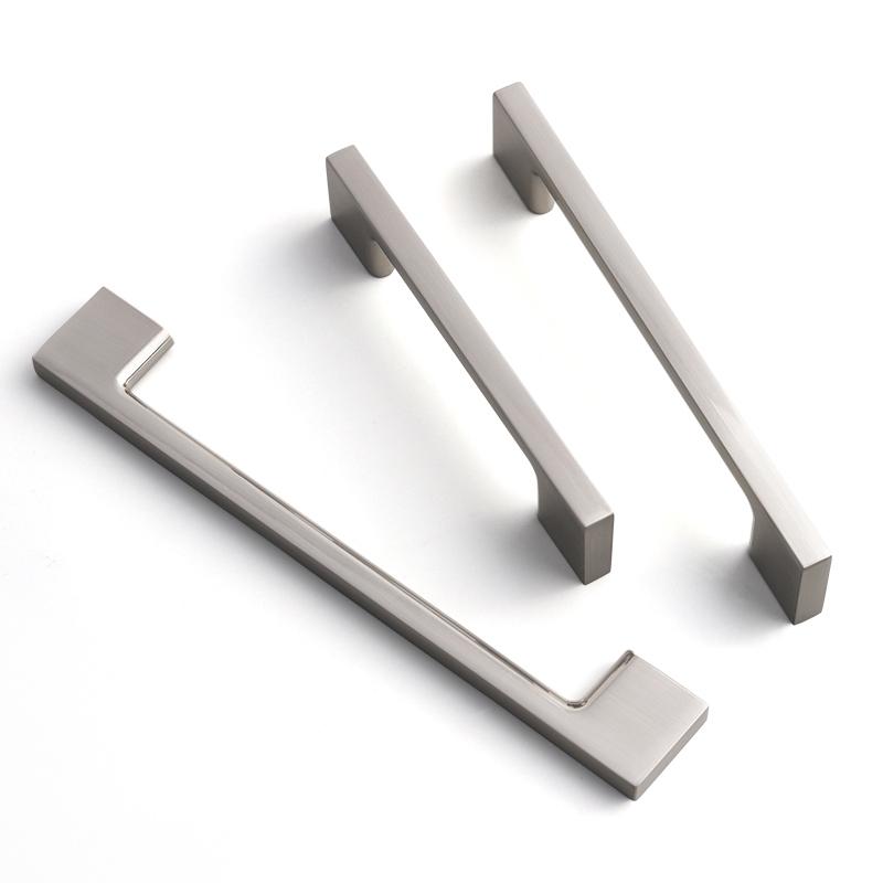 Oukali Modern Design Pull Down Kitchen Hardware Kitchen Cabinets Door Pull Handle Chrome Drawer Handle