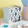 Metal Retractable Book Stand Large Capacity Desktop Bookshelf Book Storage Rack  Office