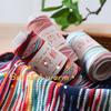 50/300g Colorful Pure Cotton Thread 5.4 Strands Single Strand Medium Fine Thread DIY Hand Woven Sweater Yarn Soft Skin Friendly