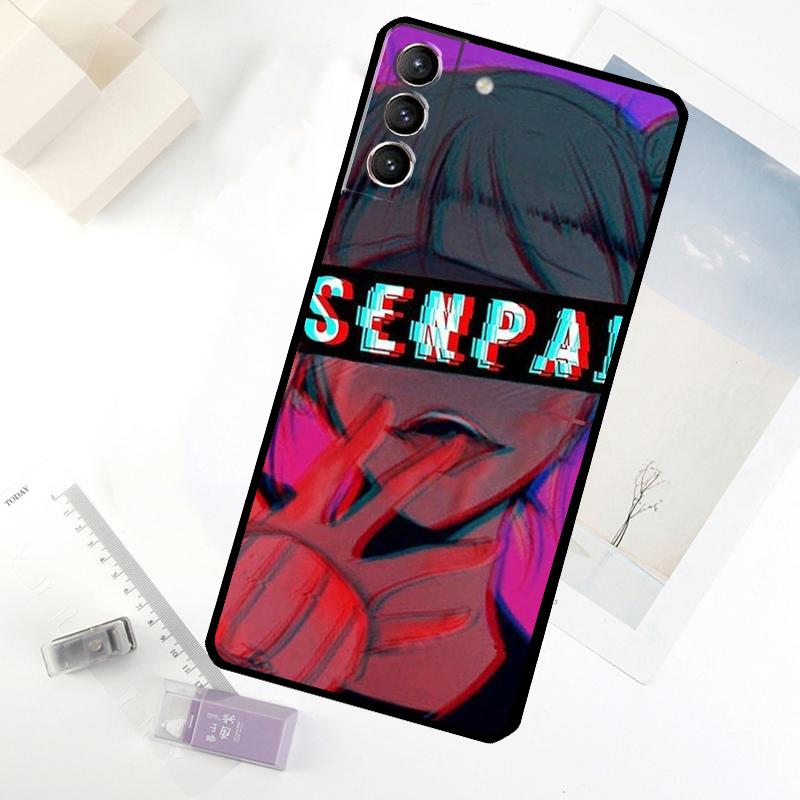 Sugoi Senpai Anime Handyhülle Für Samsung Galaxy S25 S24 S23 S22 S21 S20 S26 Ultra S10 Plus S23 FE S25 FE Hülle