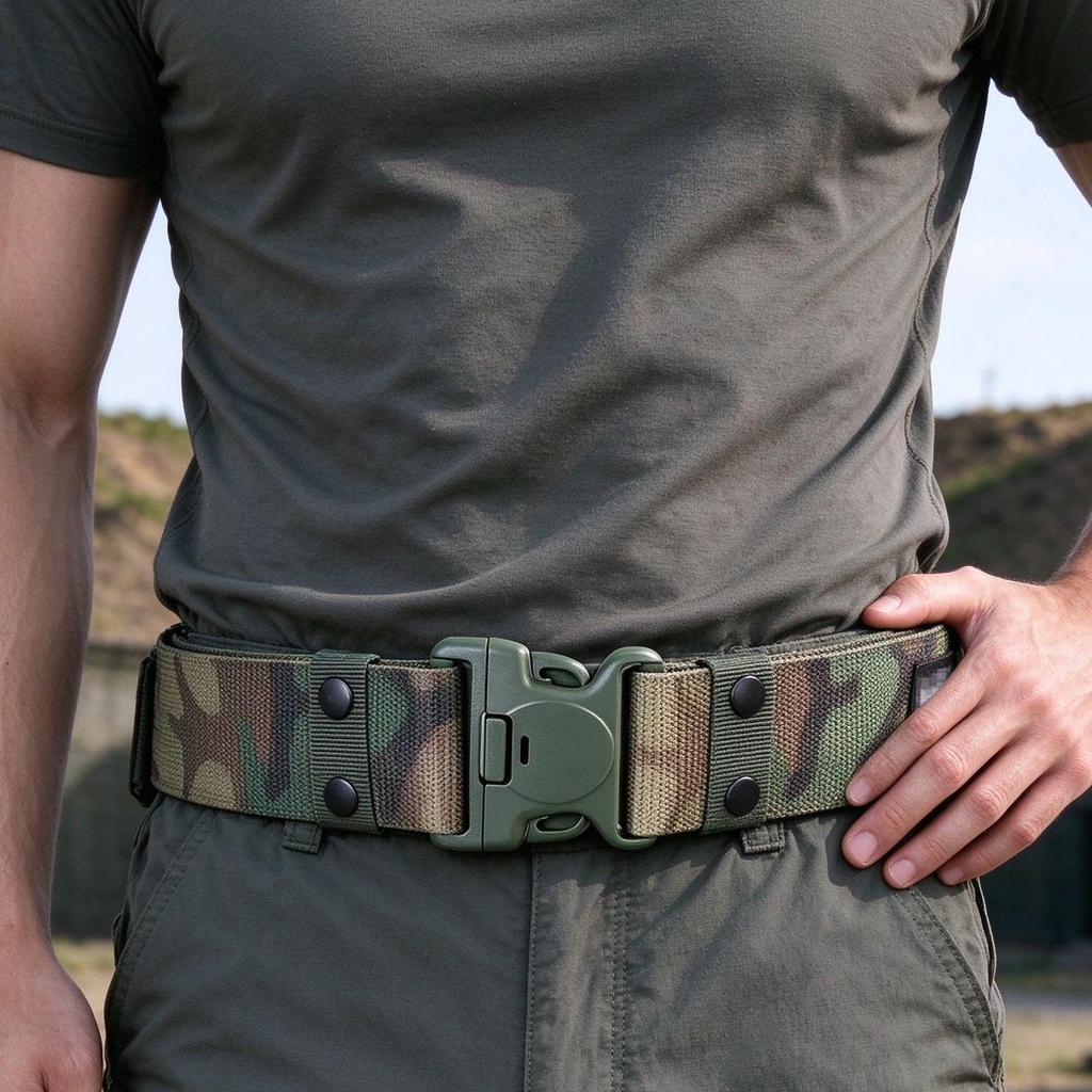 Xulai 5.5cm Width Nylon Belt With Plastic Buckle