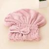1pcs New Microfiber Bathrobe Dry Hair Cap Coral Fleece Bath Thickened Princess Hat Super Absorbent Dry Hair Cap