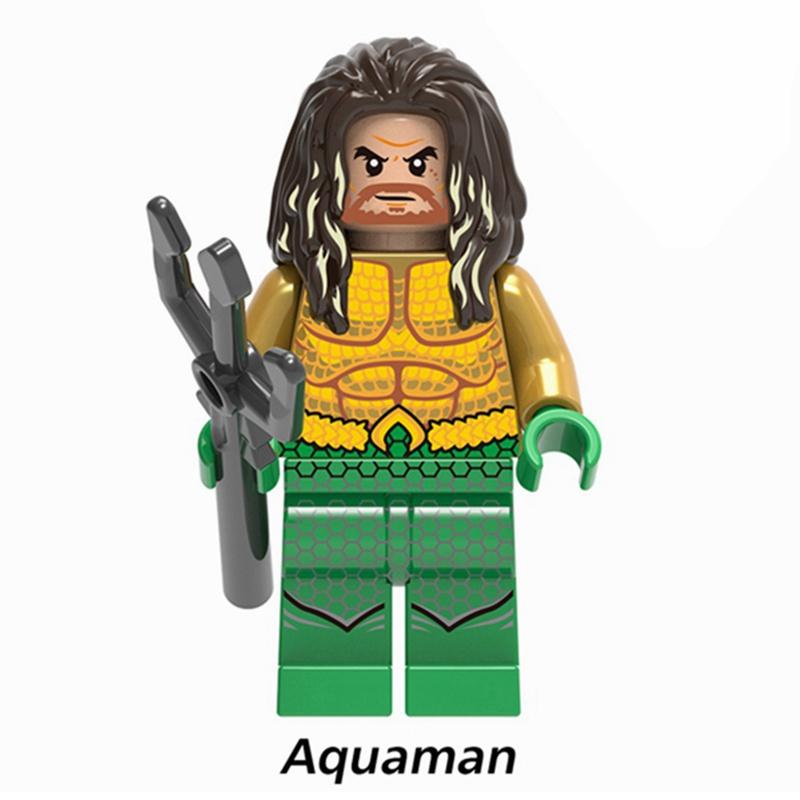 DC Süper Kahramanlar Minifigures Batman Superman Aquaman Wonder Woman Justice League Yapı Taşları Oyuncaklar