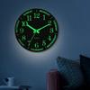 Non-Ticking Night Light Hanging Clock Silent Wall Time Clock Luminous Wall Clock  Home Decor