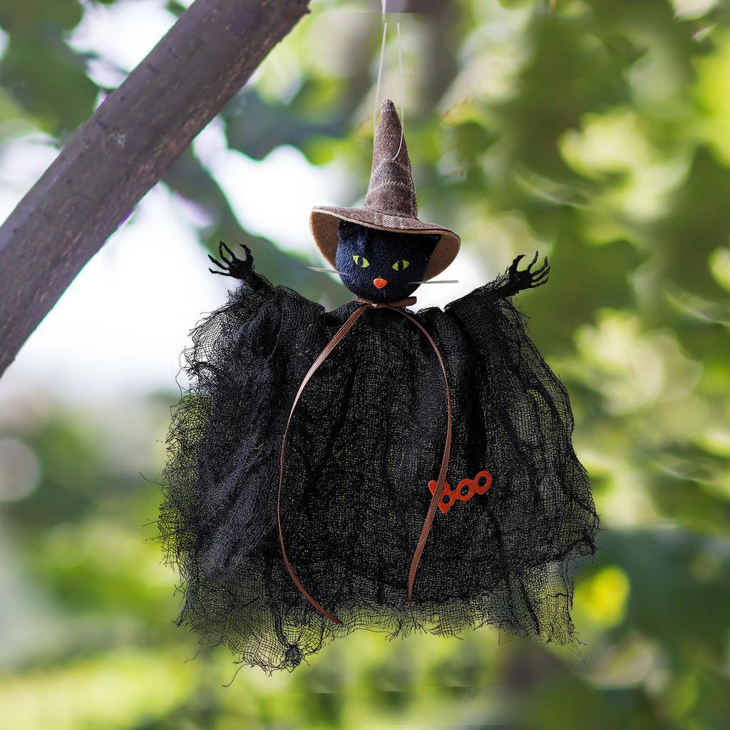 Witch Halloween Ornaments Soft Fabric Party Decorations Gift Festival Supplies