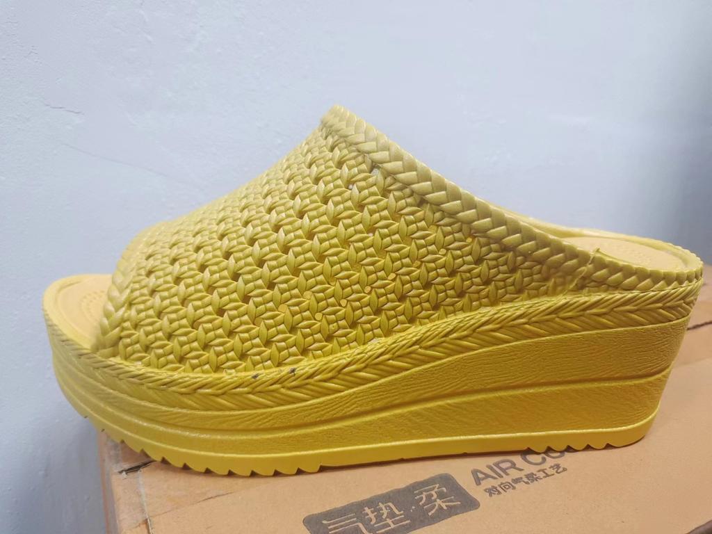 Comemore Women's Shoes 2025 Slippers New High-heeled Slipper Women's Summer Sandals Wedges Heel Ladies Sandal Sandalias Mujer 40