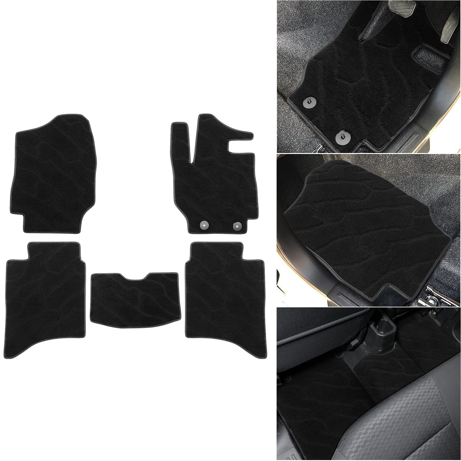 

AUTO SPEC Wave Pattern Floor Mats for Suzuki Jimny Nomad Automatic These floor mats are also available as cargo mats or interior These mats offer чёрный