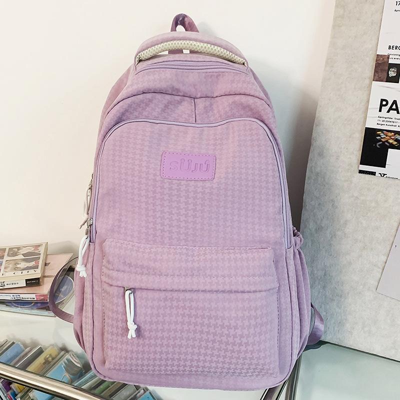 School bag Elementary school girl Junior high school student High school student boy College student Backpack Fashion multi-layer backpack