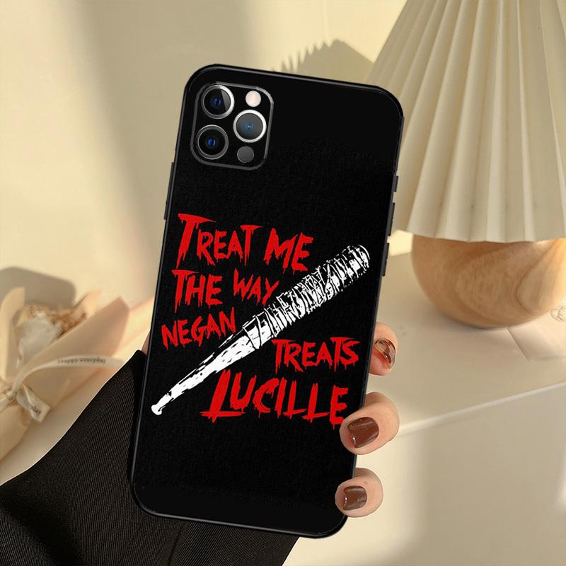 The Walking Dead Negan Phone Case For iPhone 16 14 13 12 11 15 17 Pro Max 13 Mini 15 16 Plus 16e 17 Air Cover Funda
