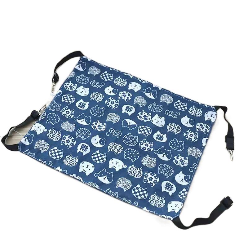 

Клетка для гамака для кошек, гамак для кошек, подвесная корзина, подвесное гнездо для кошек, качели для кошек, подвесная кровать, подвесное гнездо для домашних животных, четыре сезона 36*38cm синий