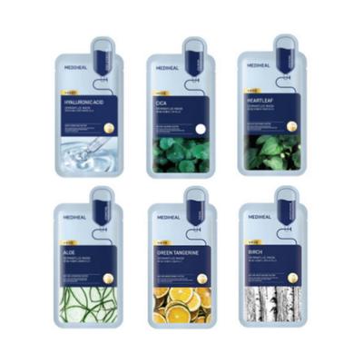 Derma Plus Mask Pack 22ml X 10sheet (6 Types) / Hyaluronic, Cica, Birch, Aloe, Heartleaf / Mask Sheet