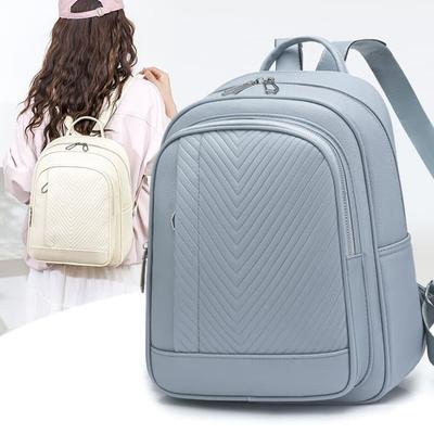 Einfacher lässiger kleiner Damenrucksack Lederrucksack