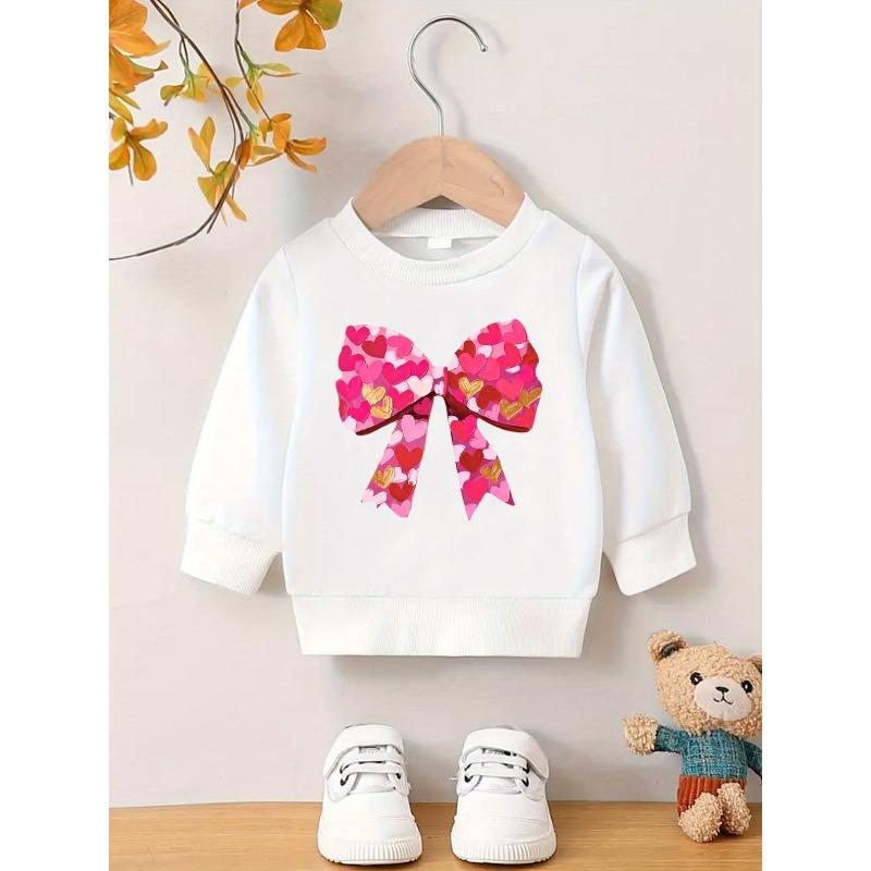 Kids Sweatshirt Cute Printed Pattern Baby Comfortable and Simple Round Neck Hoodie 110