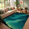 Starry Sky Wave Living Room Carpet Dreamy Star Pattern Area Rug Modern Home Decor Soft Non-slip Floor Mat for Bedroom