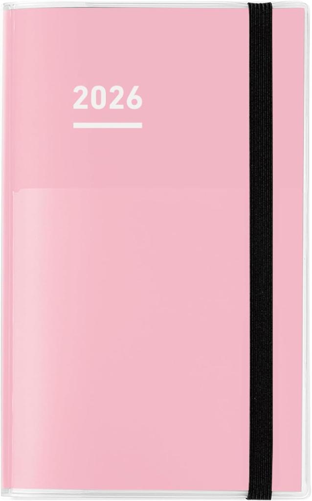 Kokuyo 2026 Jibun Techo First Kit Monthly Weekly A5 Slim Pink