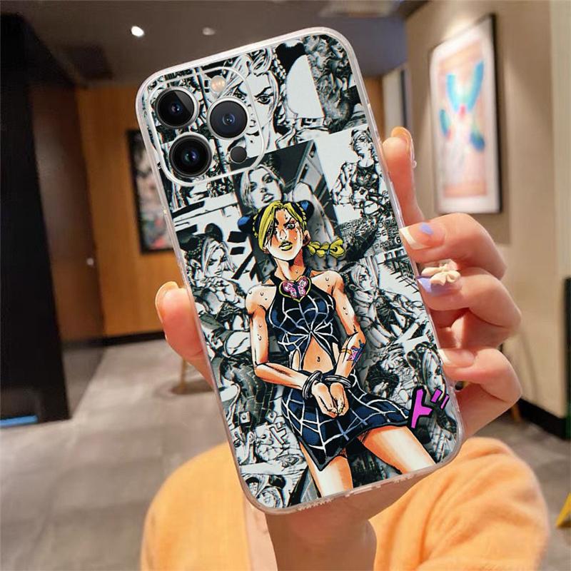 

Phone Case For iphone 17 Pro Max Air 16 15 14 13 Pro Max 15 16 Pro 15Plus Jojo Bizarre Adventure Anime iphone 16