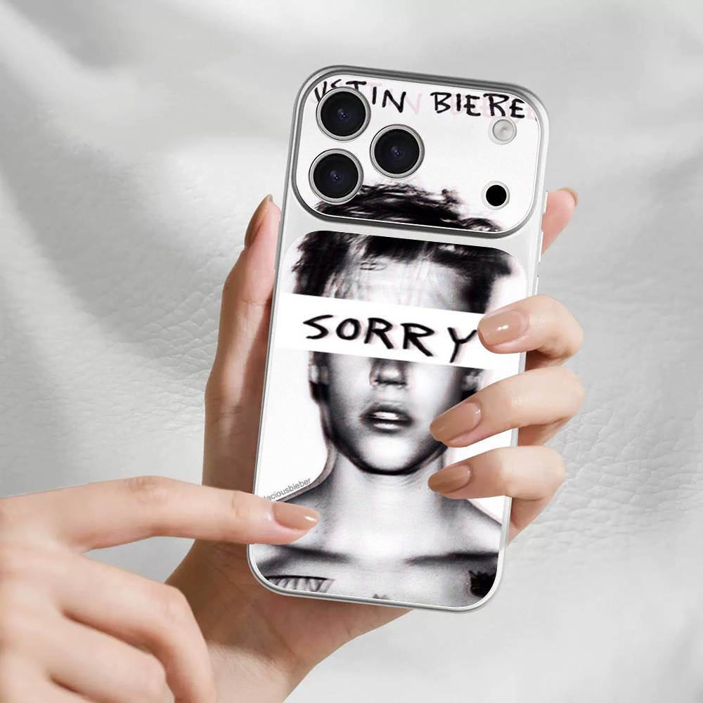 Singer Justin B-Bieber Wrap Sticker For IPhone17 Pro/17pro Max Phone Decal Skin Rear Protector Case Film Full Cover