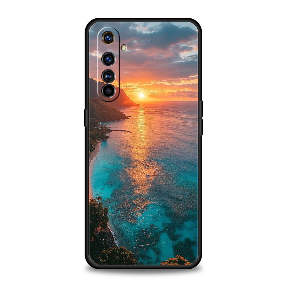 Summer Sky For Realme GT Neo 2 3 3T 5 Phone Case For Realme 12 11 5G 10 9 8 5G 7 6 GT5 GT3 GT2 Pro Plus C21 C11 C25 C35 Cover