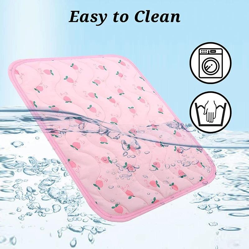 Hamster Cooling Pad Small Pet Cooling Mat Summer Ice Silk Cooling Mat Pet Cooling Mat Hamster Sleeping Mat Pet Supplies Mattress