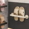 Solid Color Bathroom Towel Rack Wall-mounted Towel Hanger Towel Organizer Shoe Storage Shelf  Home