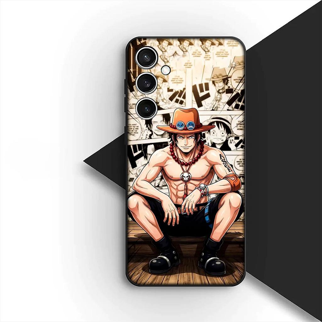 Cover for Apple iPhone 17 16 14 15 Plus Pro Max 16E ProMax + 15Plus 15+ 16+ Phone Case Anime Portgas D Ace Luffy One Piece
