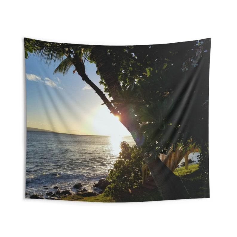 Beach entrance wall tapestry 75x100