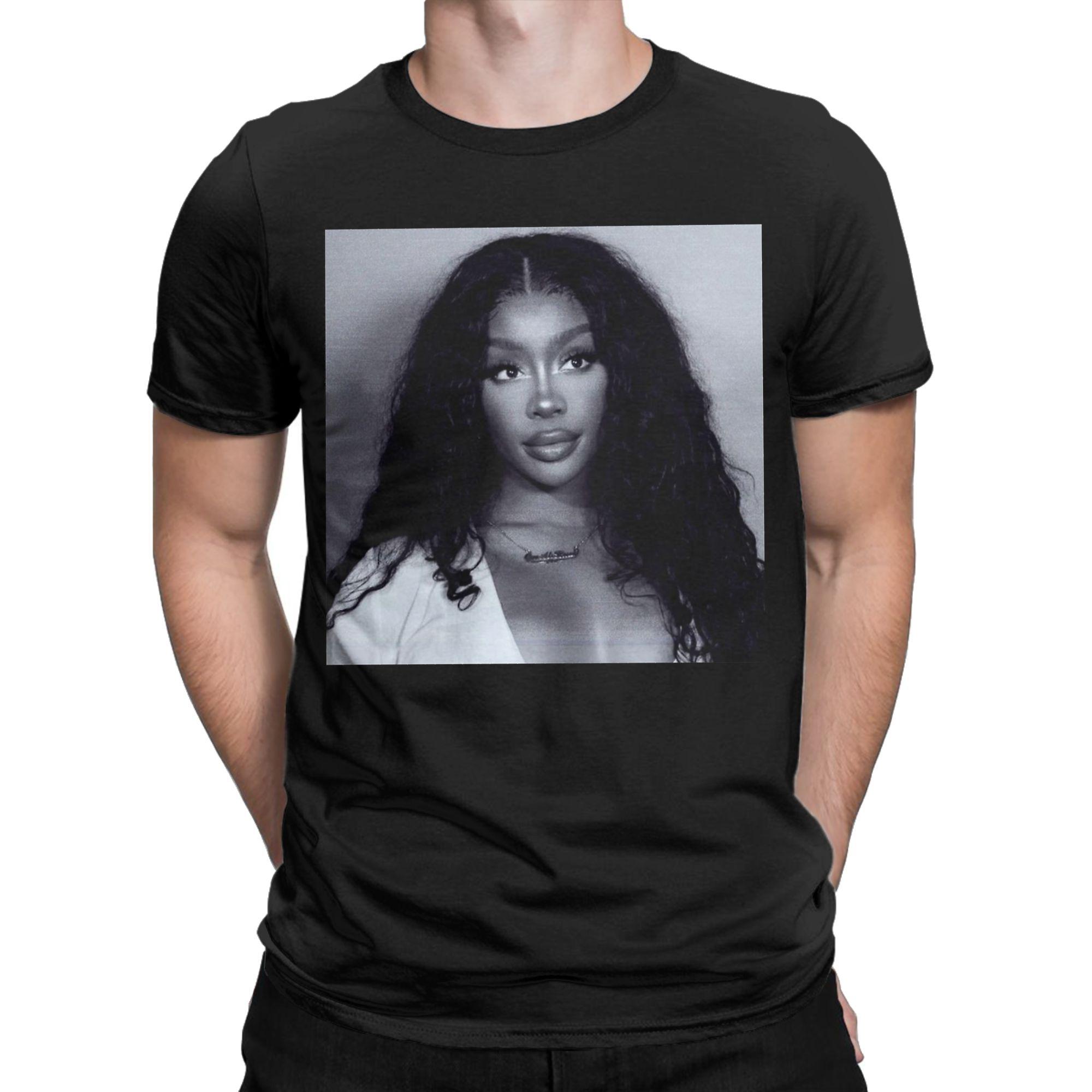 

SZA SOS Heavy Mental T-Shirt Men Crazy 100% Cotton Tee Shirt Crew Neck Short Sleeve T Shirt Gift Idea Tops - Men s Summer Co... 5XL різнокольоровий