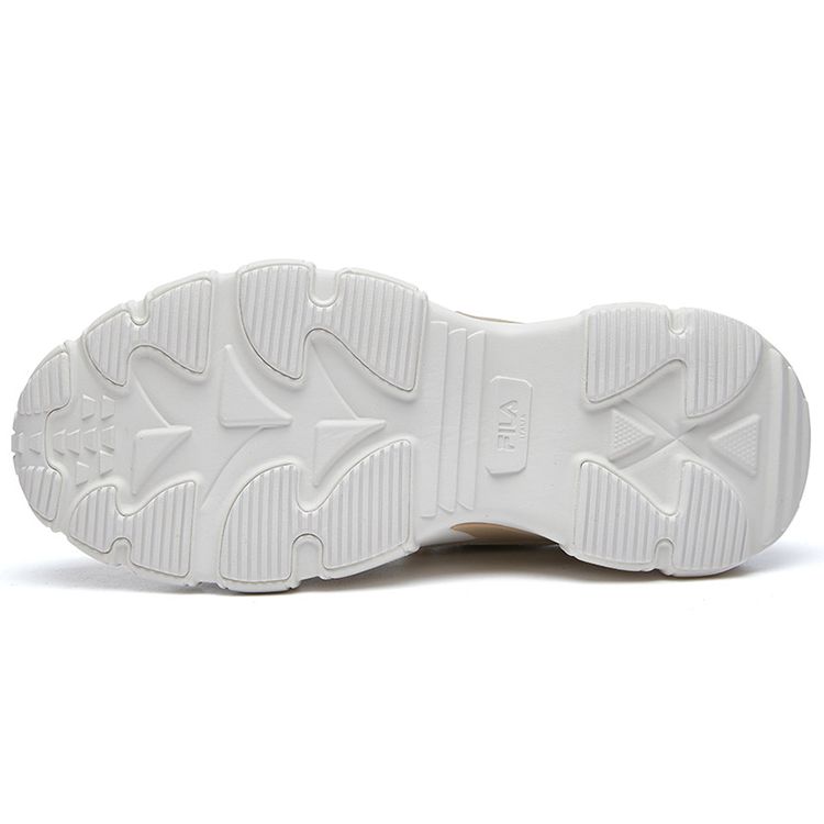 Lanvin X Fila Fashion Sneakers Comfortable Versatile Low-Top Casual Shoes Women Sneakers White Yellow F12W144145FSN