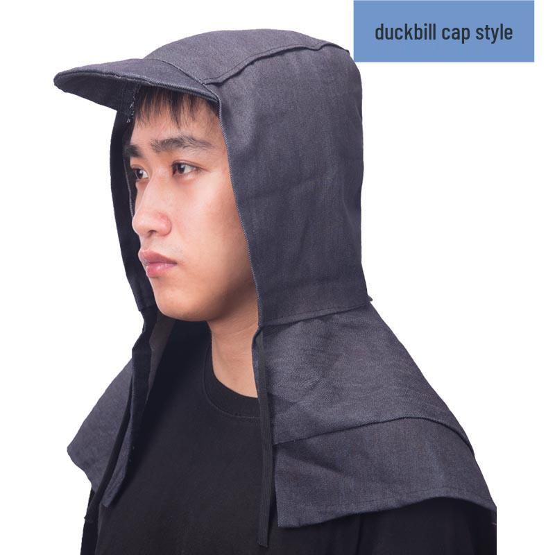 

Breathable Dustproof Hooded Cape Mask for Men and Women - Disposable Labor Protection Hat Default