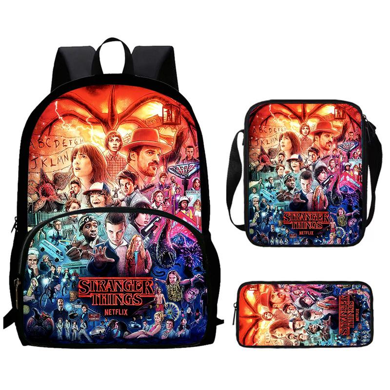Monster Story Schoolbag High Definition Multi-Function Oxford Lightweight Backpack