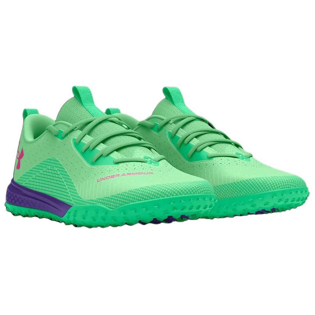 Under Armour Shadow 2 TF Matrix Green Astro Pink Unisex Sneakers Vapor-Green 3027237-301
