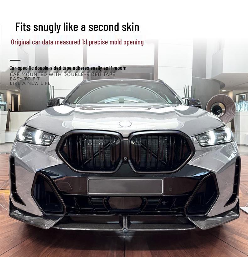 BMW X6 G06 LCI 2023+ M Sport Front Bumper Kit with Front Lip Splitter