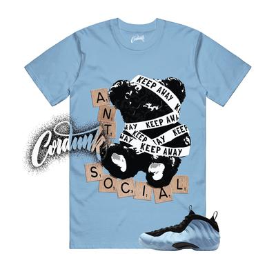 Foamposite Psychic Blue Black Air One T Shirt Match ANTI