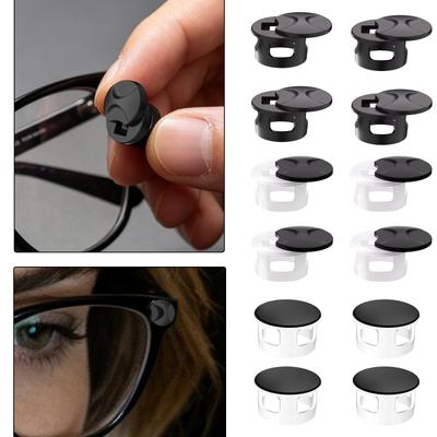 4pc Eyeglass Light Blocking Covers Accessories for Frame Protection and Glare Reduction Compatible with Various Eyewear Models