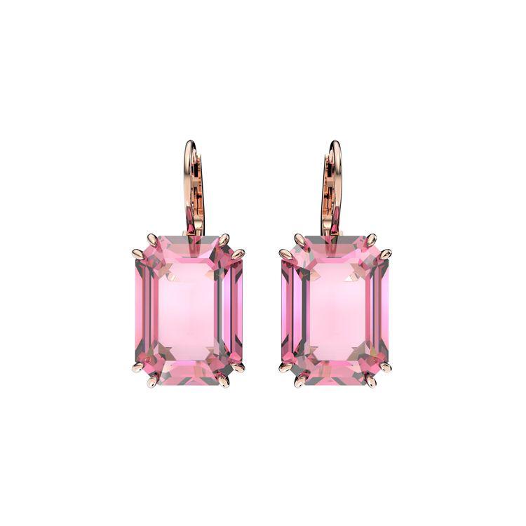 Swarovski Millenia Water Drop Octagonal Cut Crystal Earrings Women earrings 5619502 Box (Random Color)
