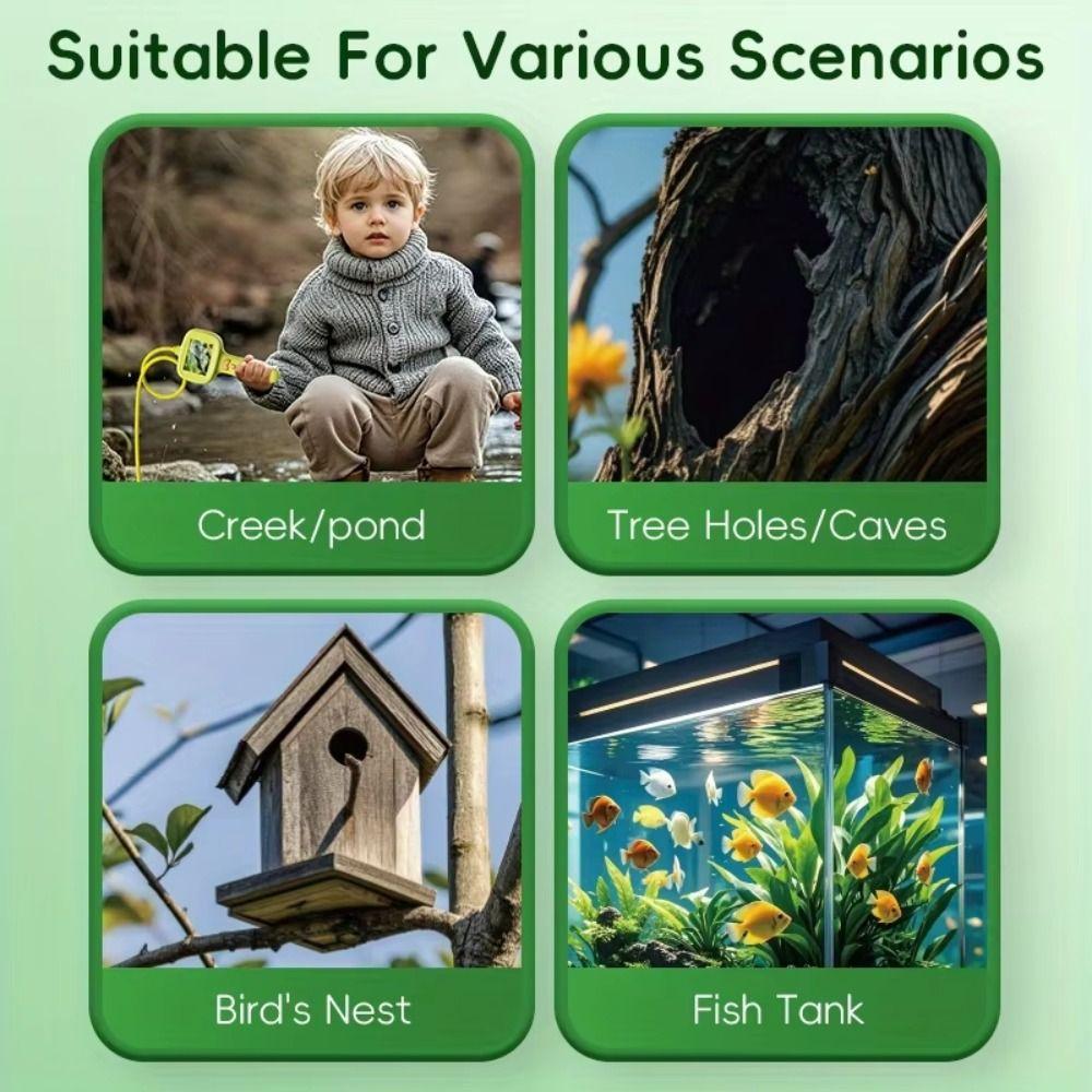 1080p HD Probe Kid Endoscope Camera 2.4-inch Display Handheld Endoscope Educational Teaching
