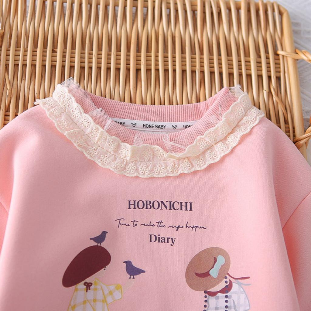 Kids Casual Long-Sleeve Set, Comfortable Daily Wear Outfits