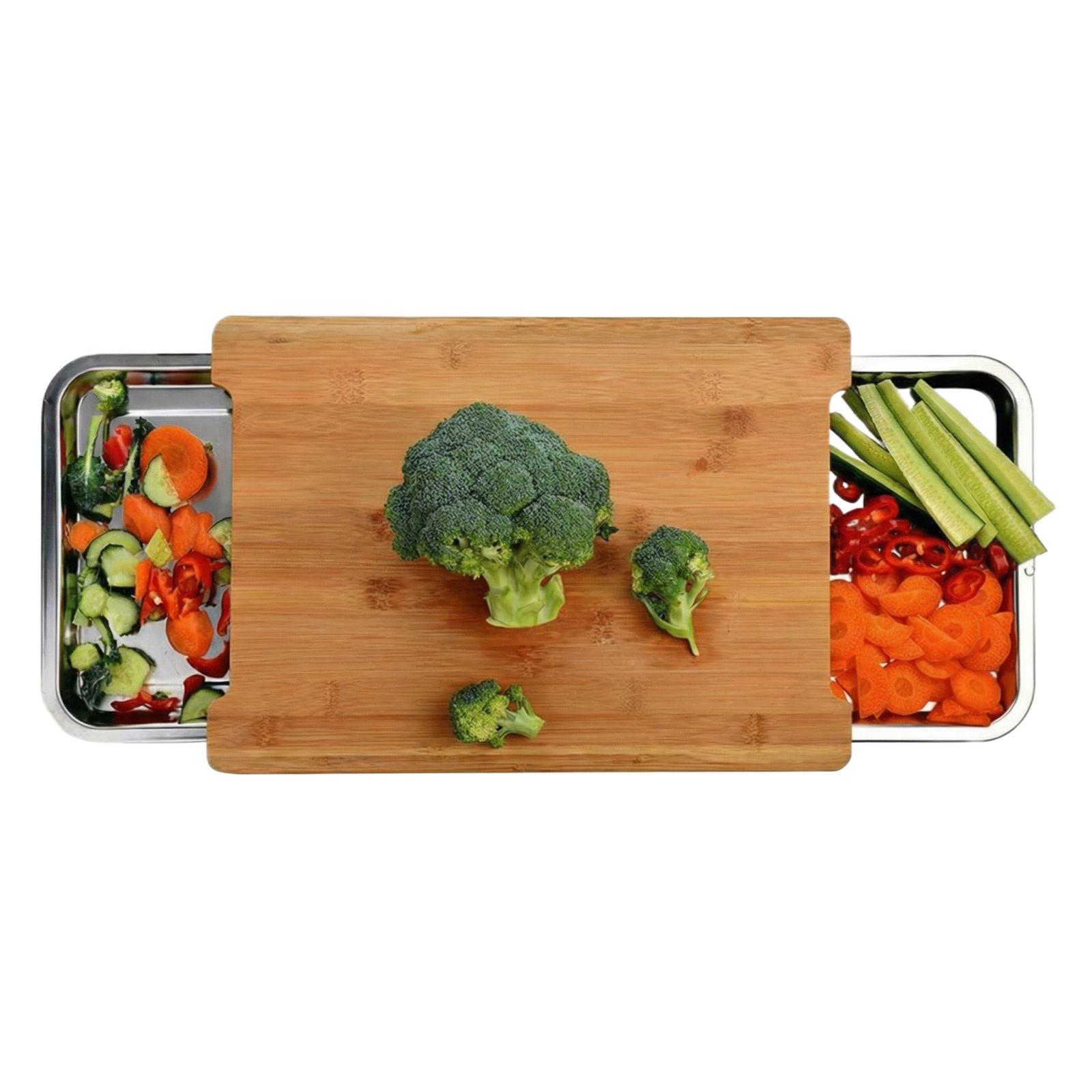

Vegetable Board For Household Kitchen With Drawers And Cutting Board One Size