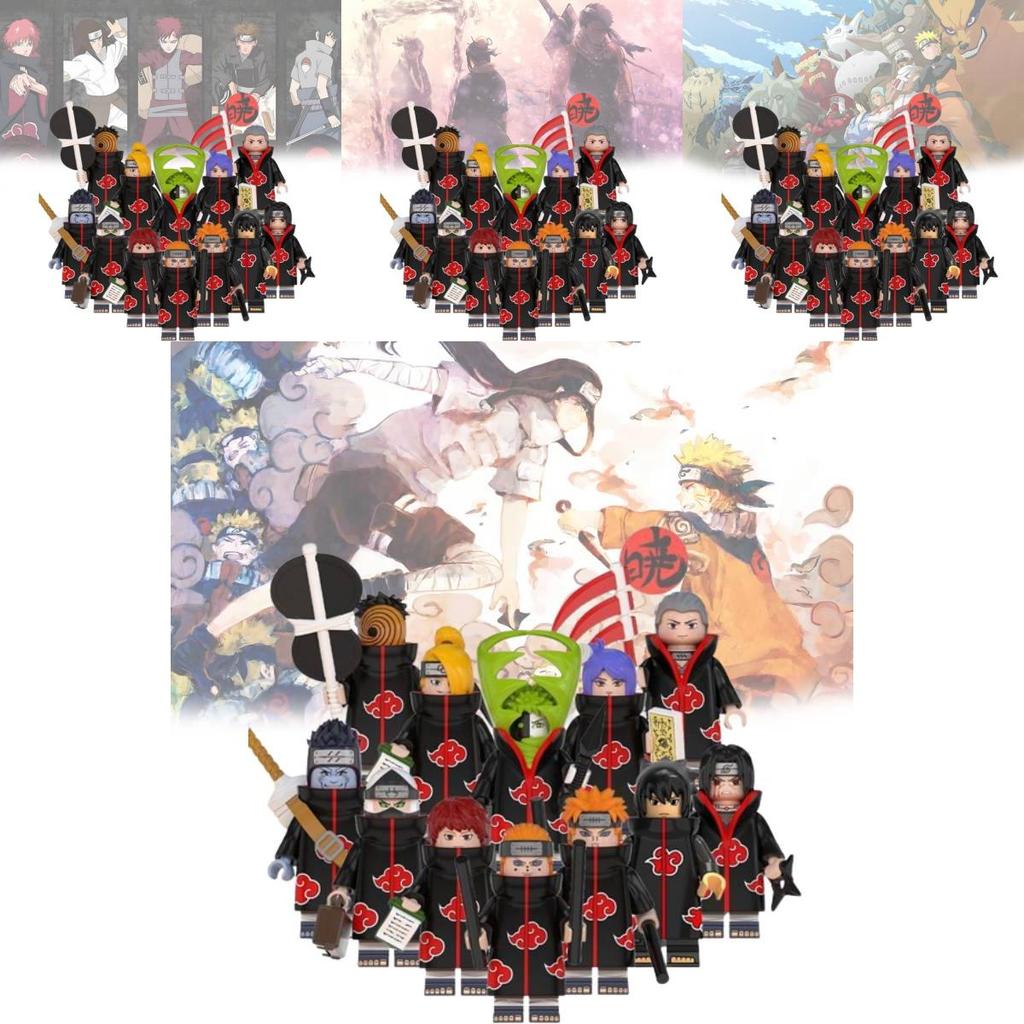 Colorful And Creative Naruto Mini Figure Building Blocks Toys For Diy Fun And Play